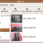 Screenshot of gtkam