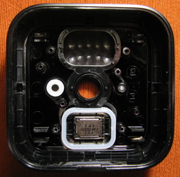 Inside of the front of the camera case